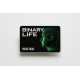 Naklejka Binary Life — winylowa 10 x 6 cm