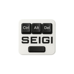 Naklejka Ctrl Alt Del — matowy winyl
