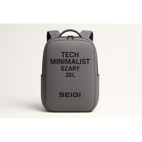 Plecak Tech Minimalist Szary 20L – na laptop 15,6"