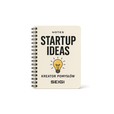 Notes Startup Ideas A5 – Kreator Pomysłów