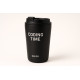 Kubek termiczny Coding Time 350 ml — czarny mat