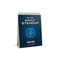 Notes Daily Standup – Pad do codziennych spotkań (A4, 50 kartek)