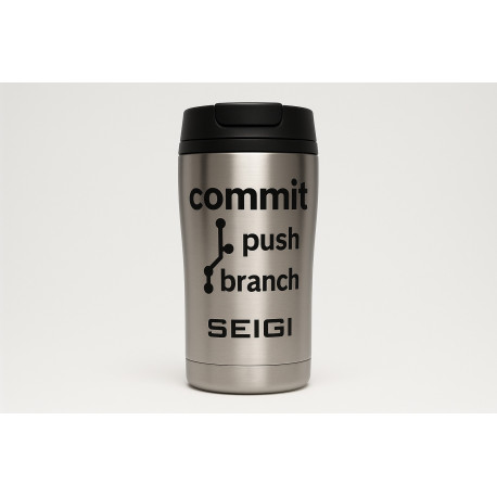 Termos Coffee Commit Stalowy 350 ml - próżniowy do kawy