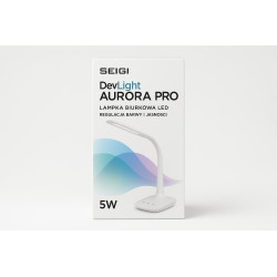 Lampka biurkowa LED DevLight Aurora Pro 5W — regulacja barwy i jasności