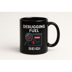 Kubek Debugging Fuel czarny