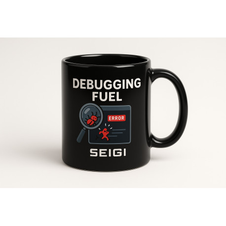 Kubek Debugging Fuel czarny