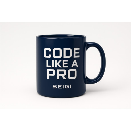 Kubek Code Like a Pro granatowy
