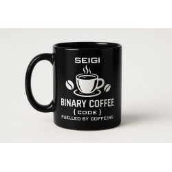 Kubek Binary Coffee czarny