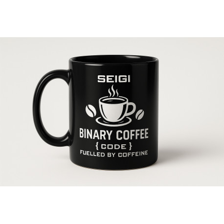Kubek Binary Coffee czarny