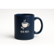 Kubek Deploy First Coffee Later granatowy