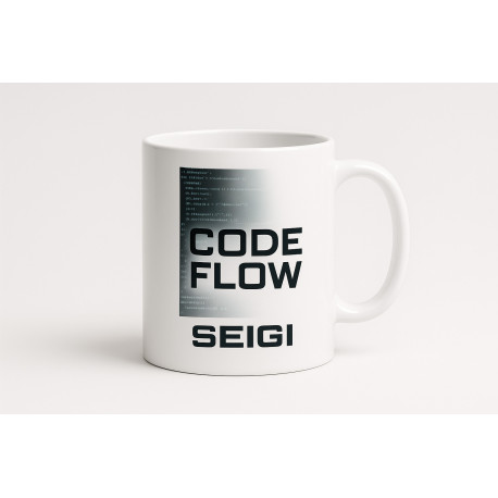 Kubek Ceramiczny Code Flow Biały