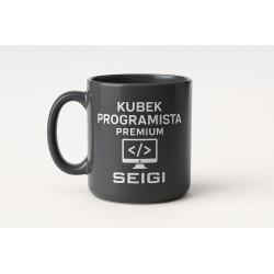 Kubek Programista Premium grafitowy