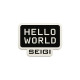 Naklejka Hello World